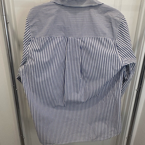 Lane Bryant Men's Striped Button Down Shirt - Picture 3 of 7